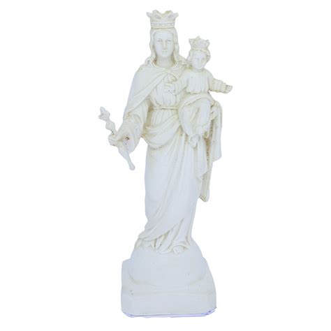 Imagem Escultura Nossa Senhora Auxiliadora 14cm Nova Lumen