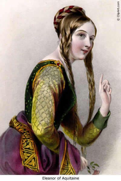 Eleanor Of Aquitaine C 1122 1204 Wife Of Henry Ii And Queen Consort