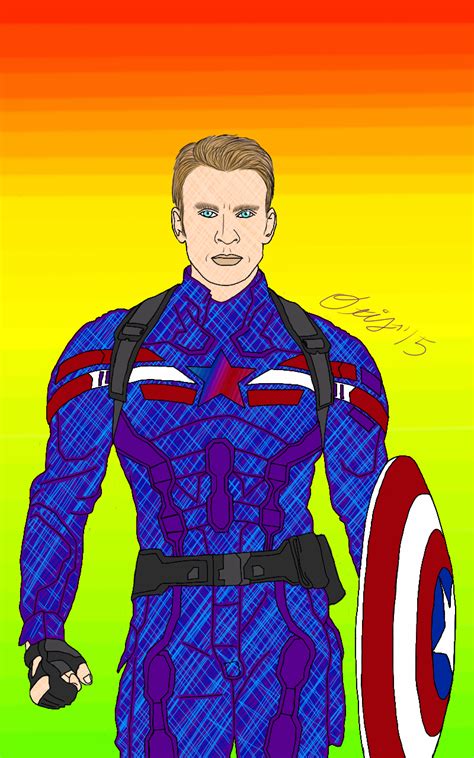 Chris Evans Captain America By Protodef93 On Deviantart