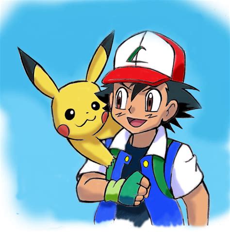 Ash And Pikachu Fan Art