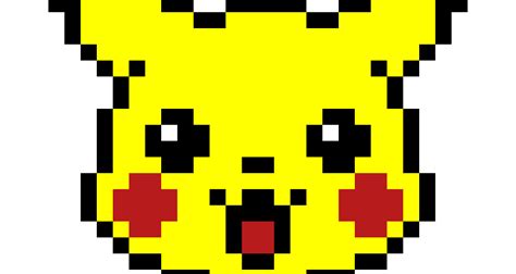 Pikachu Pixel Art 16x16 Mark Setape2010