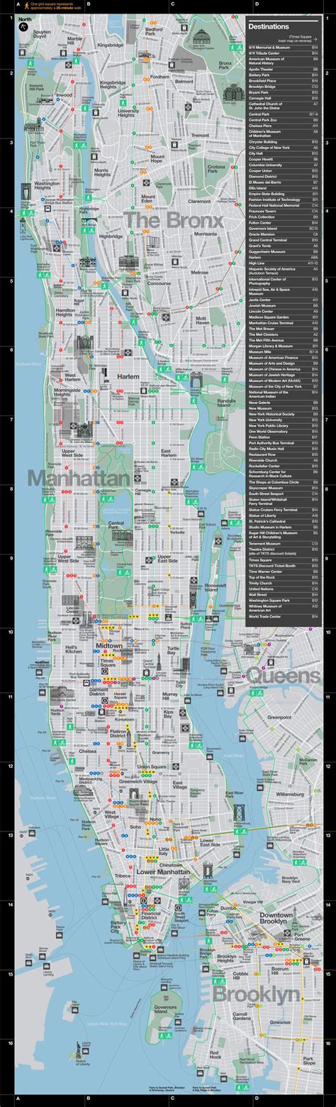NYC Tourist Map Printable 17450 The Best Porn Website