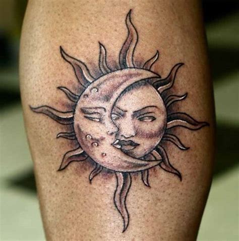 Sun Tattoos Where Is Moon Moon Star Tattoo Moon Sun Tattoo Moon