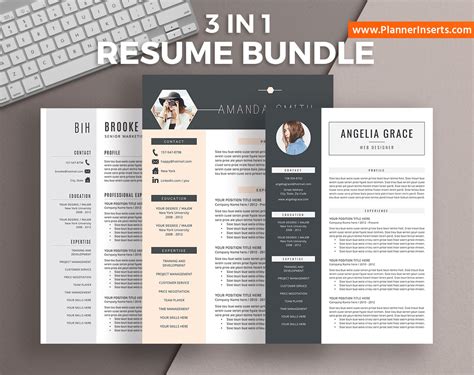 Create a table of authorities in word for mac 2011, part 1. www.PlannerInserts.com-Professional Resume Bundle MS ...
