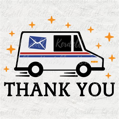 Delivery Truck Thank You Svg Bundle Delivery Driver Thank You Svg