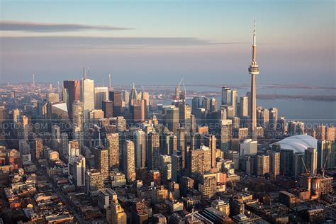 Aerial Photo Entertainment District Toronto