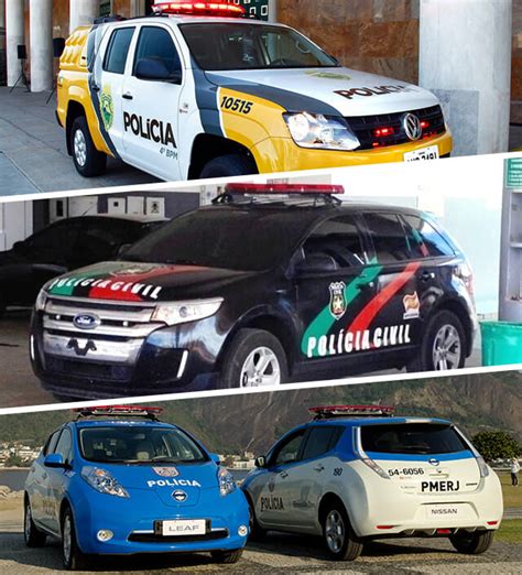 Carros De Polícia Do Brasil 40 Imagens Mostram Como Está Equipada A