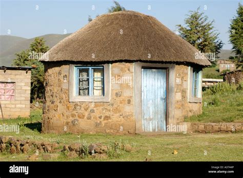 Basotho Traditional House Lesotho Africa Hi Res Stock Photography And