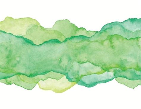 Green Watercolor Abstract Vector Art Illustration Fundo De Aquarela