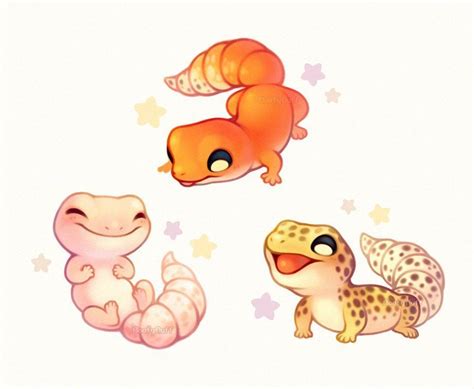 Ida 🌻 Ꮚ ꈊ Ꮚ Floofyfluff Twitter Cute Gecko Animal Drawings