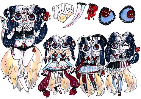 Xynthiimyo Custom Kitsune Conjoined Twins By Guppie Vibes On Deviantart