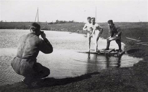 Keep It Clean 22 Intimate Vintage Snapshots Of World War Ii Soldiers Showering Or Bathing
