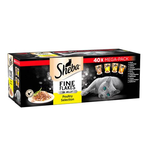 Cat trees, food & supplies. Sheba Poultry Selection Cat Food, 40 x 85g | Costco UK