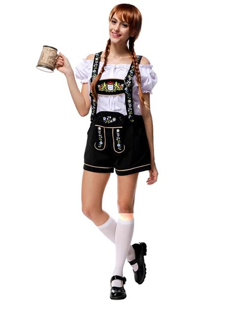 New Halloween Oktoberfest Beer Festival Costume Sexy Adult Costume Sexy German Beer Girl Costume