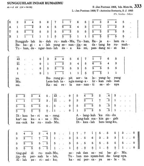 St Caecilia Choir Mkw: Sungguhlah Indah Rumahmu - Puji Syukur 333
