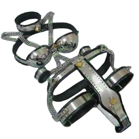 T Type Chastity Devices Belt Bdsm Device With Cock Cage Urethral Collar