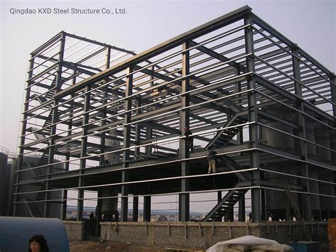 China Multi Storey Light Steel Structure Frame Construction Food