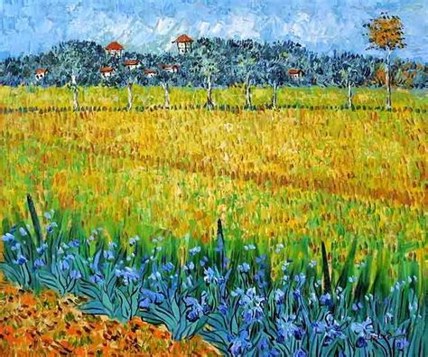 Why The Purple Irises In Van Gogh S Field With Irises Near Arles Are