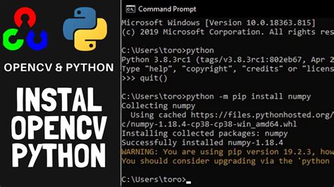 Cara Install Opencv Dengan Python Di Windows Bit Tes Ball