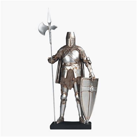 Life Size Metal Knight Statue For Sale