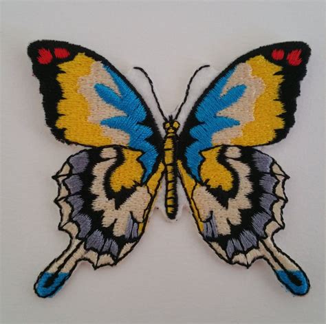 Beautiful Butterfly Iron On Or Sew On Patch Butterfly Applique Etsy