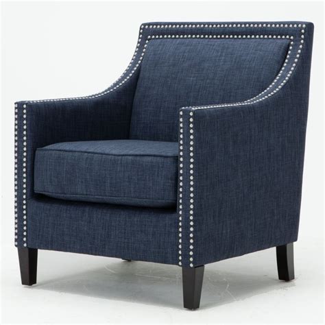 Comfort Pointe Taslo Navy Blue Accent Chair Cymax Business