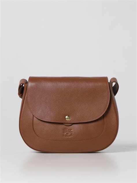 Il Bisonte Saddle Soft Leather Bag Brown Il Bisonte Shoulder Bag