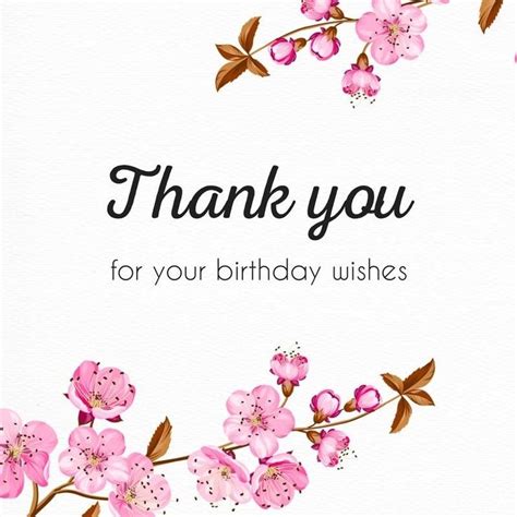 Thanks For Birthday Wishes Quotes Ts Cards And Greetings Thank You For Birthday Wishes