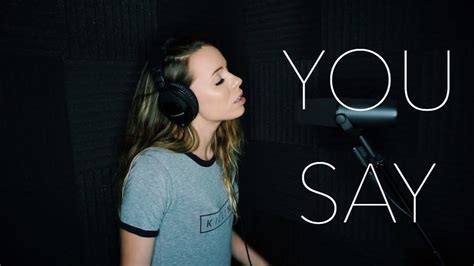 You Say Lauren Daigle Cover By Drew Ryn Youtube