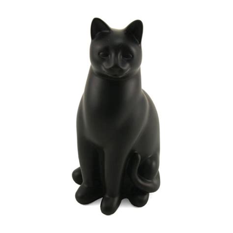 18219 Elite Black Cat Statuary Pet Cremation Urn