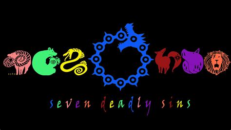 Seven Deadly Sins Symbols Wallpapers Top Free Seven Deadly Sins