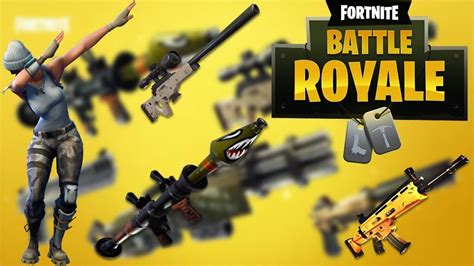 Evolution Of Fortnite Weapons Battle Royale Guns Gameplay Compilation Youtube