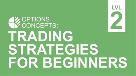 4 Options Trading Strategies For Beginners Youtube
