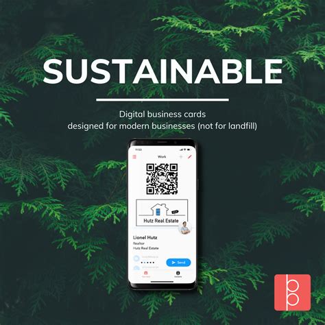 Eco Friendly Digital Business Cards For Sustainable Business