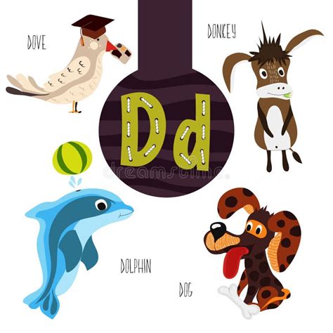 Fun Animal Letters Of The Alphabet For The Development And Learning Of