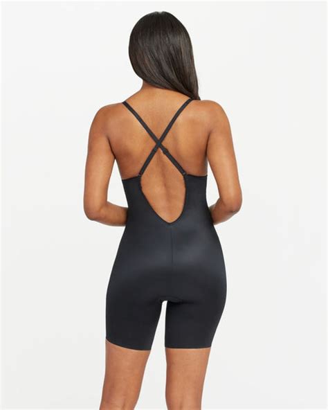 Spanx Plunge Low Back Shapewear Bodysuit Acte 3 Lingerie