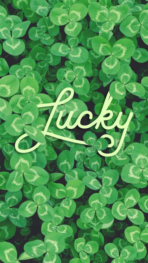 Lucky clover St. Patrick’s Day phone wallpaper Lynn Meadows Photography
