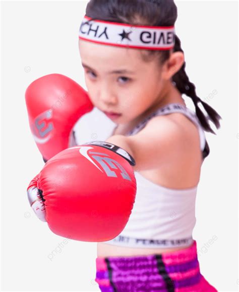 Boxing Girl Punching Training Boxing Girl Training Png Transparent