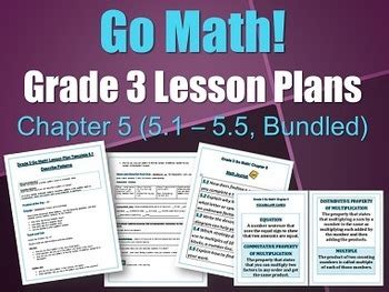 Children will pick up a whole range of skills through playing games naturally and informally. Go Math Grade 3 Chapter 5 Lesson Plans 5.1-5.5 (Bundled ...