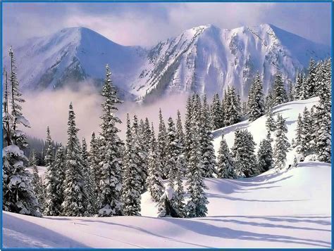 Snow Scene Desktop Screensaver Download Screensaversbiz