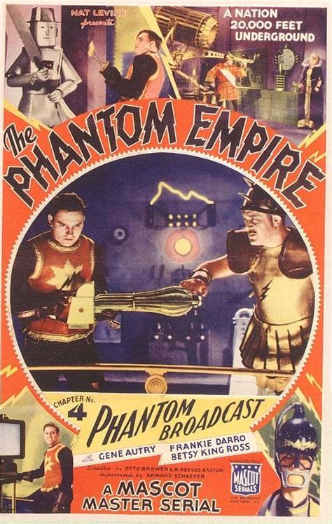Mascot Pictures The Phantom Empire 1935 Found Singing Cowboy Gene