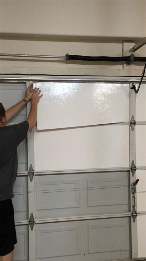 Diy Garage Door Insulation Installation In Steamy Arizona Insulfoam