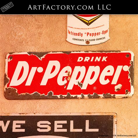 Rare Antique Dr Pepper Sign Early 1900s Porcelain Advertising