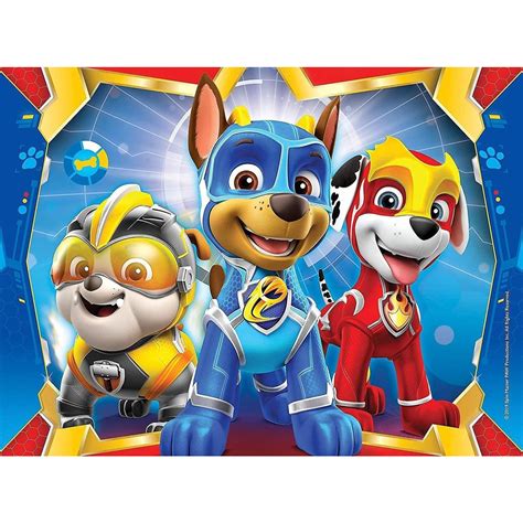 Paw Patrol 4 In 1 Mighty Pups Puzzle Ravensburger Brematoys