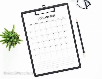 Monthly Calendar Printable Pdf Planner Template Links