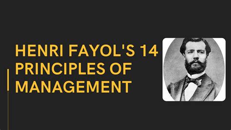 Henri Fayols 14 Principles Of Management