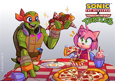 Sonic The Hedgehog Cartoon Caracters Teenage Mutant Ninja Turtles