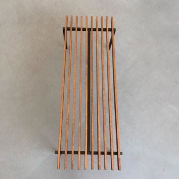 Wir bieten quadratische sitzauflagen aus filz mit einer seitenlänge von 30 cm, 32,5 cm, 35 cm, 37,5 cm und 40 cm an. Mid-Century Teak Lattenbank Sitzbank | ickestore Berlin