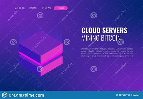 Trusted online bitcoin cloud mining company. Cloud Servers Mining Bitcoin Isometric Concept. 3d Datacenter Or Blockchain Background Stock ...