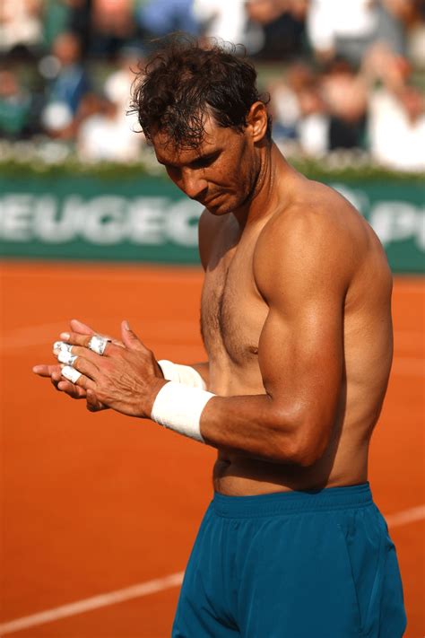 Shirtless Rafael Nadal 2018 Roland Garros Semifinals 1 Rafael Nadal